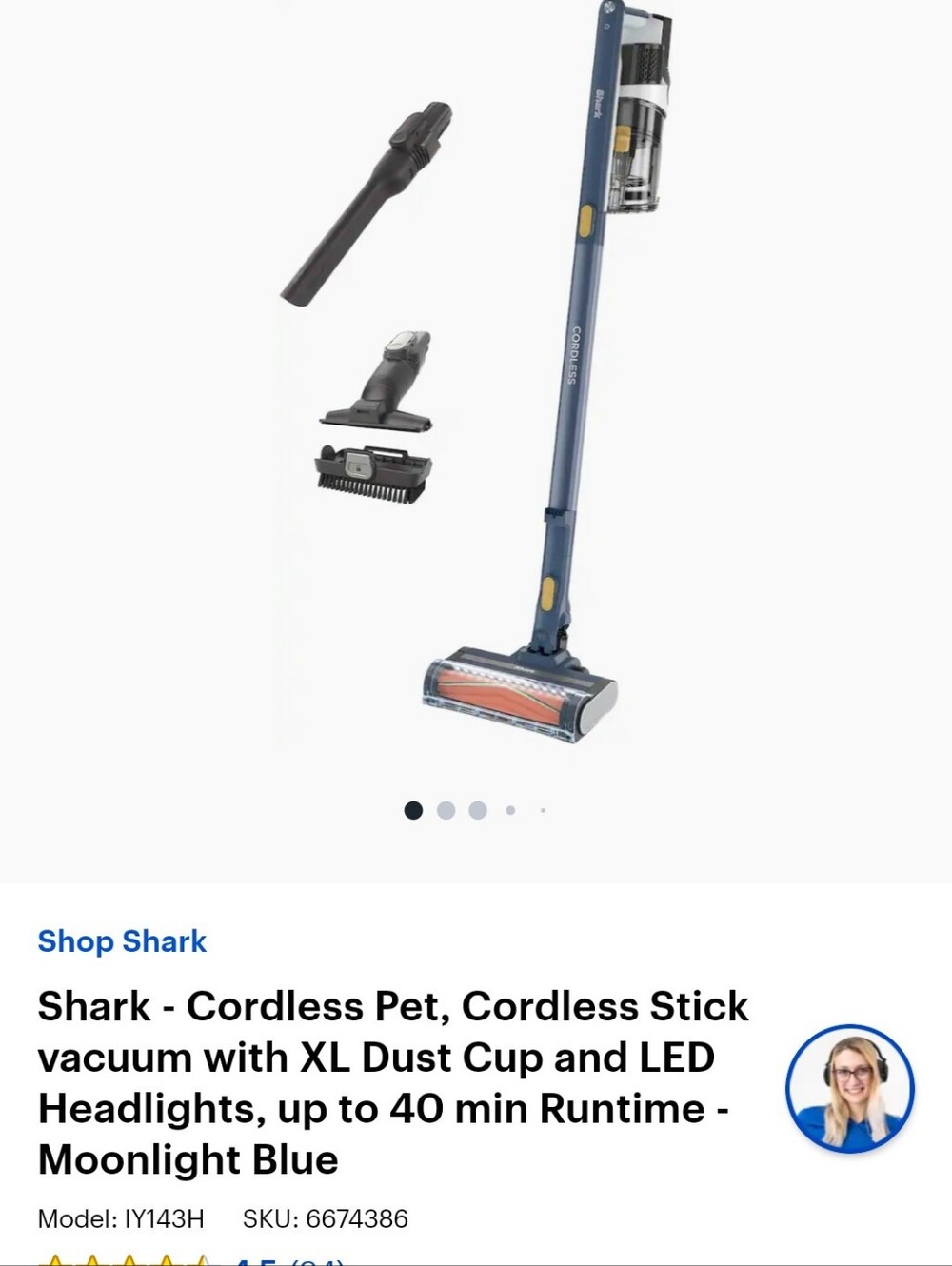 Shark Cordless Pet Vacuum